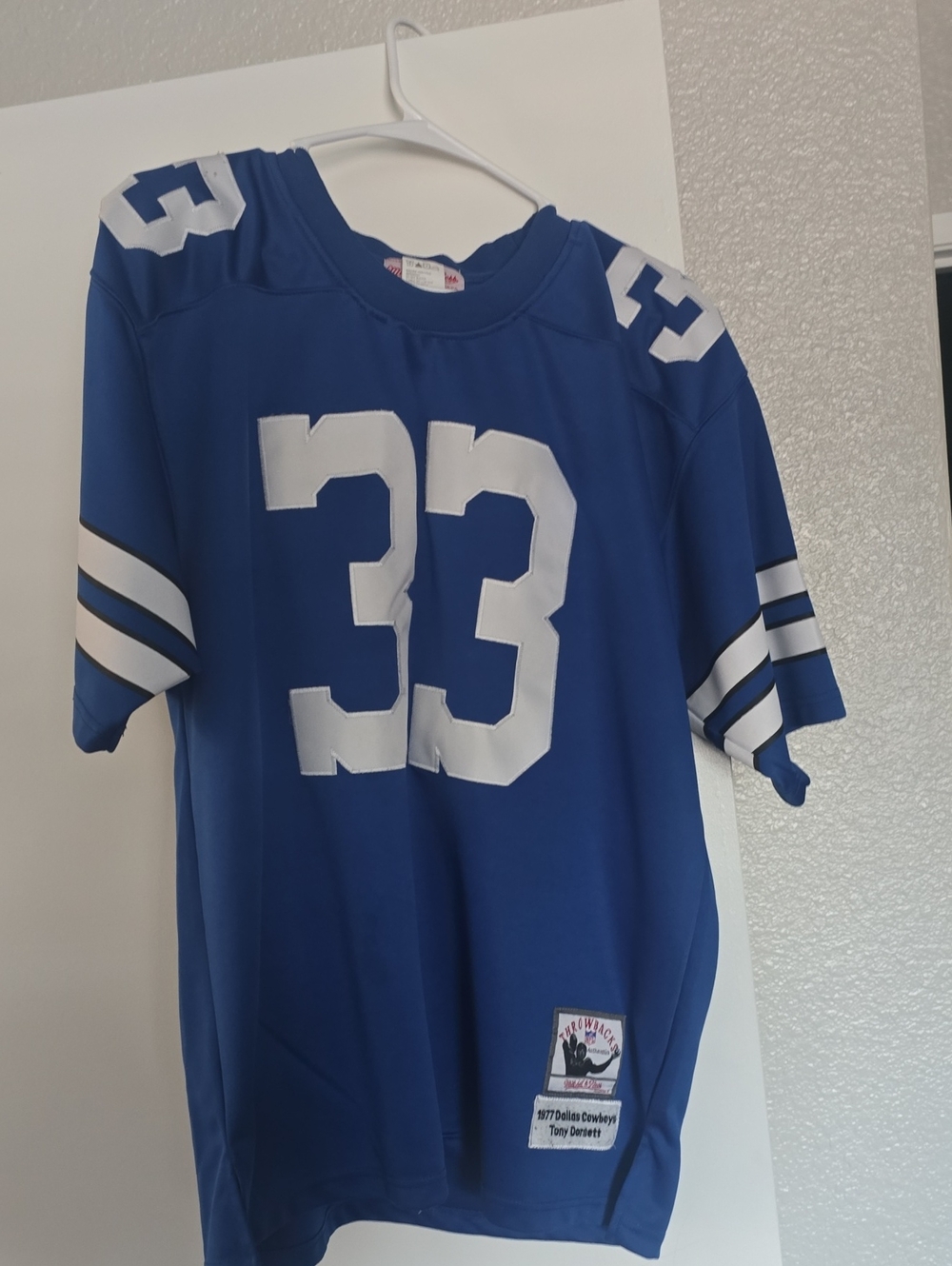 Blue Mitchell And Ness Throwback Tony Dorsett Cowboy Jersey